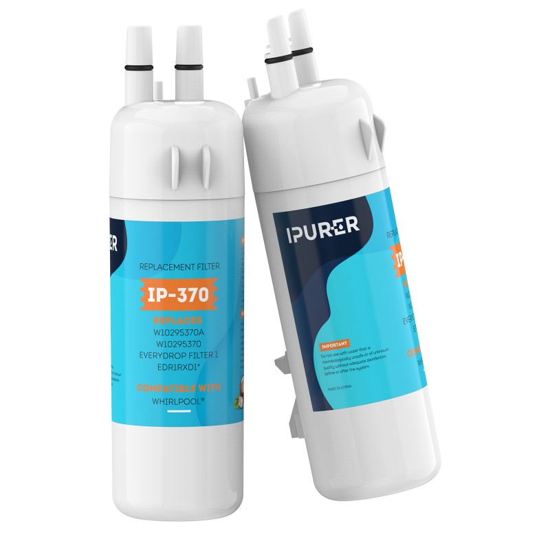 2pk EDR1RXD1, 9081, W10295370A Refrigerator Water Filter1 By Ipurer