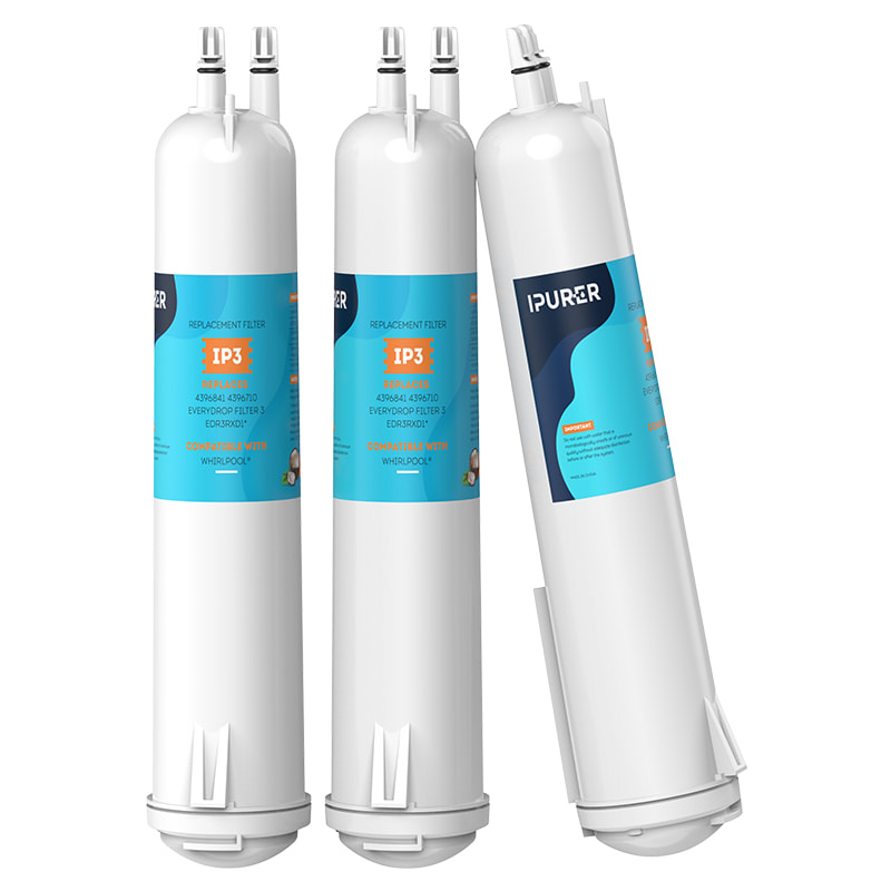 3pk EDR3RXD1, 4396841, 9083 Refrigerator Water Filter3 by Ipurer